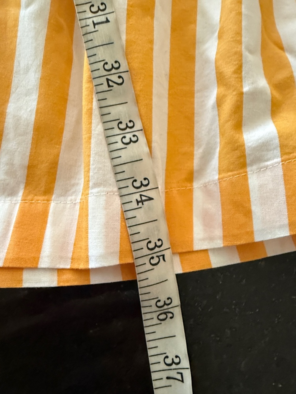 NWT J. Crew Factory Tie-Back Marigold/White Cotton Sundress Size 2 - Picture 13 of 16